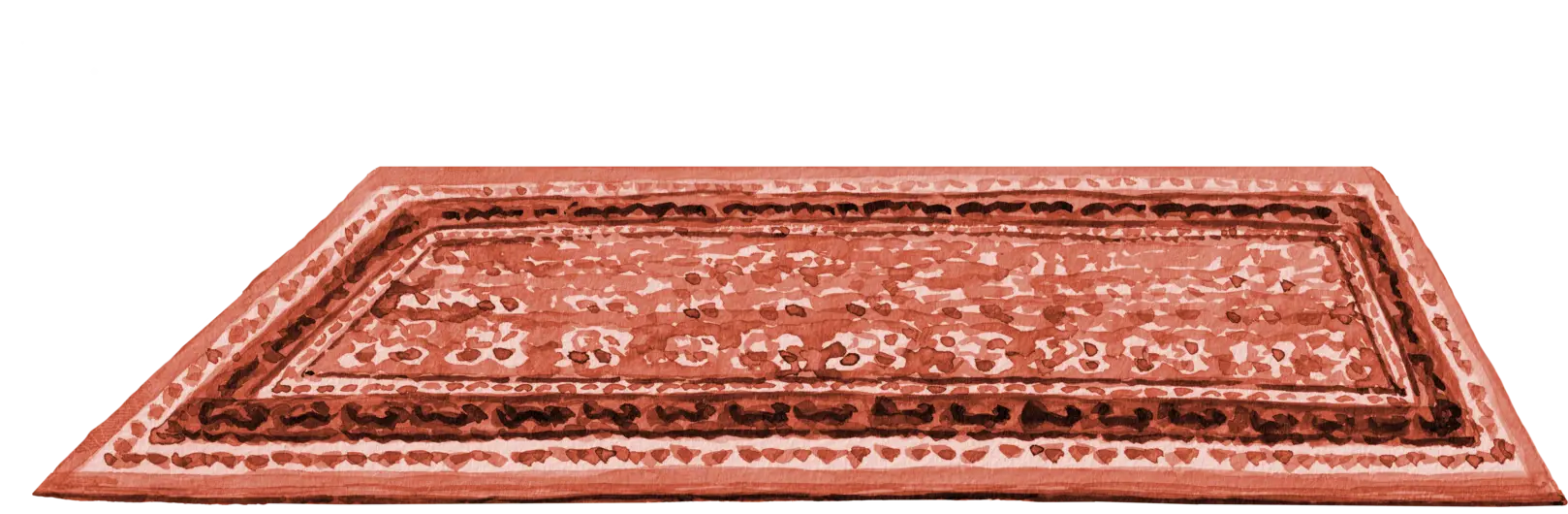 スタジオのラグ